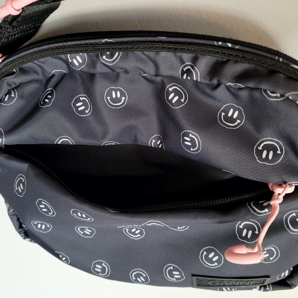 Ganni Bags Ganni Festival Recycled Tech Fabric Crossbody Bag Smiley